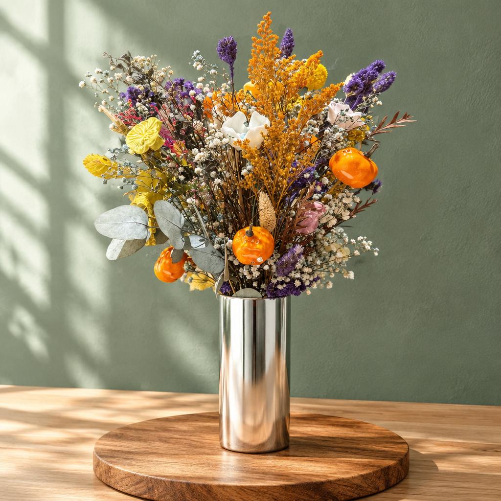 Florero espejo alto