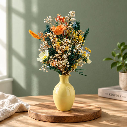 Florero amarillo